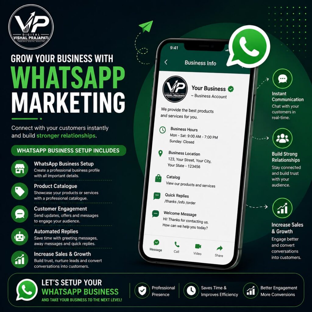 WhatsApp marketing Services by Digital Marketing Freelancer